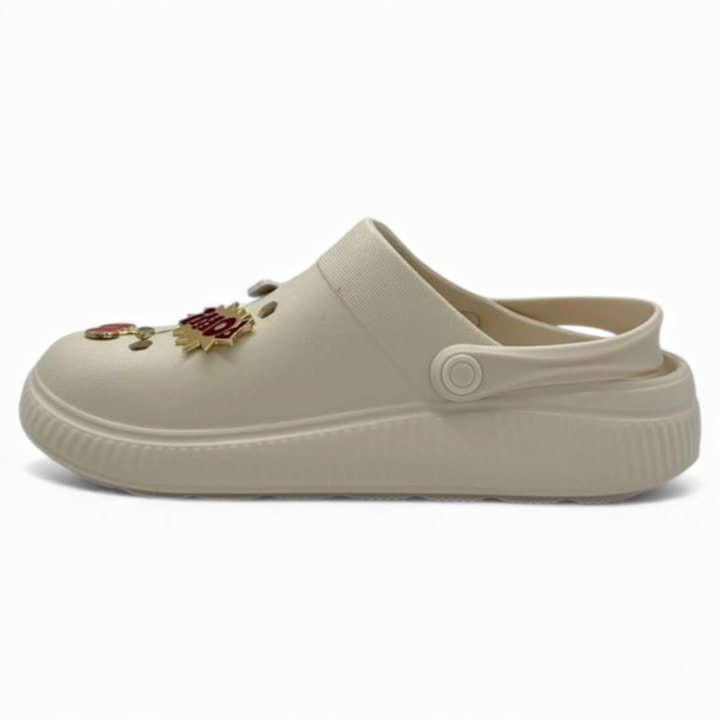 Babuche Moleca Clog Conforto com Pingente Feminina-6754b3b7-14ab-4ab9-b1ee-f6244bec68fb