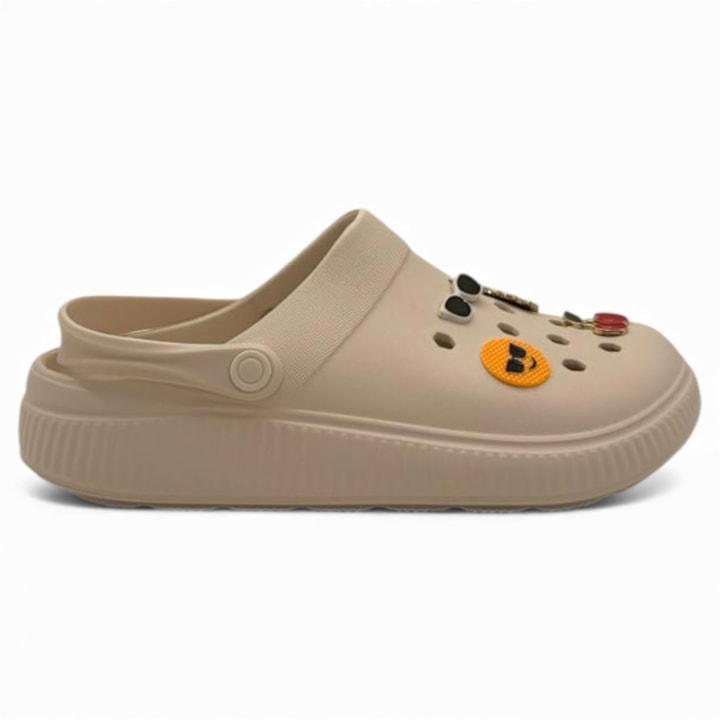 Babuche Moleca Clog Conforto com Pingente Feminina-85db8344-3db2-4b52-9f19-b27aa8b2cf16