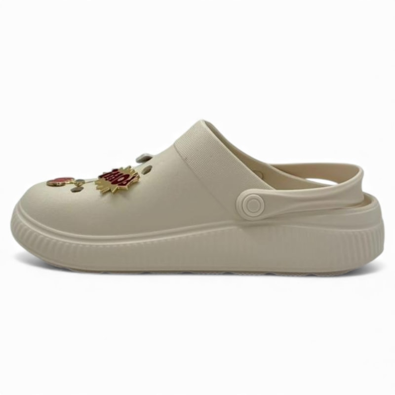 Babuche Moleca Clog Conforto com Pingente Feminina-843d7bff-36b0-4465-bd09-889dca6fd0a4
