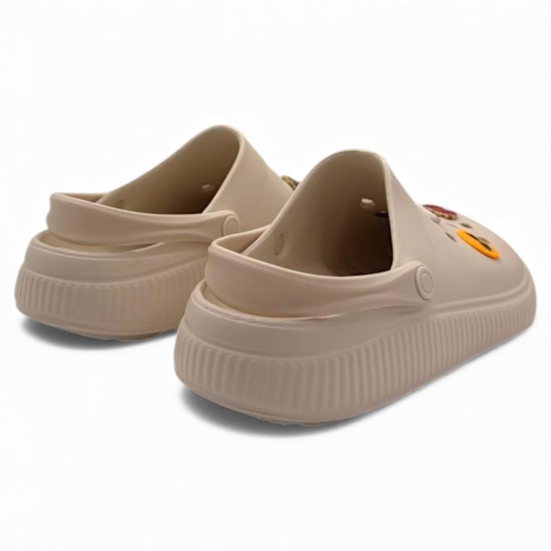 Babuche Moleca Clog Conforto com Pingente Feminina-2337c6f3-f845-4fd9-8df2-e1c34afc435c