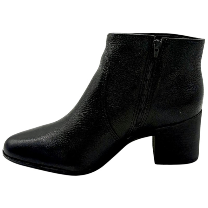 Bota Cano Baixo Bottero em Couro Salto Bloco Feminina-b6724382-0b4d-4526-908a-a5dc2d651aa7