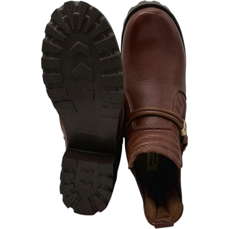 Bota Cano Baixo Pegada em Couro Feminina-2954d94e-cf57-48b9-895e-050771d774ad