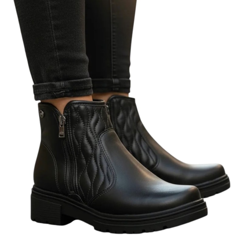 Bota Cano Curto Dakota Ankle Boot Feminina-a6333dc1-219d-4599-8784-6dc79f44a847