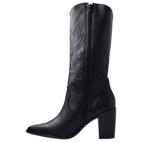 Bota Cano Longo Western Via Marte Feminina