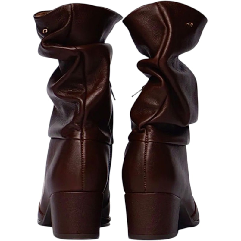 Bota Cano Médio Pegada em Couro Feminina-8e2caa07-20a9-479b-bad8-09d9a8c2f994