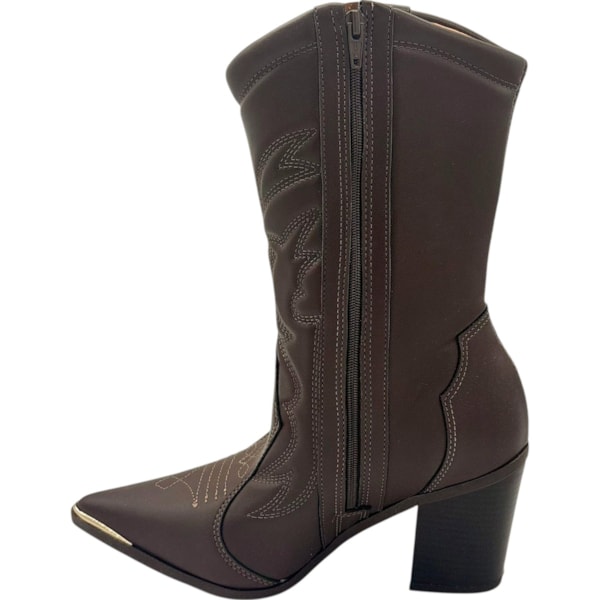 Bota Cano Médio Vizzano Country Texana Feminina