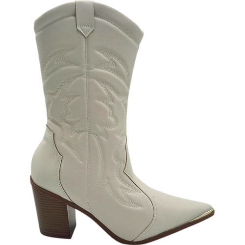 Bota Cano Médio Vizzano Country Texana Feminina