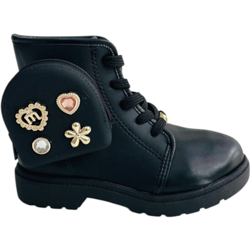 Bota Coturno Molekinha Infantil Feminina