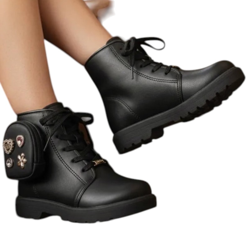 Bota Coturno Molekinha Infantil Feminina-aec56e36-d23c-406b-a078-9b06c22dedd1