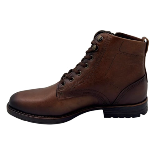 Bota Pegada em Couro Masculina