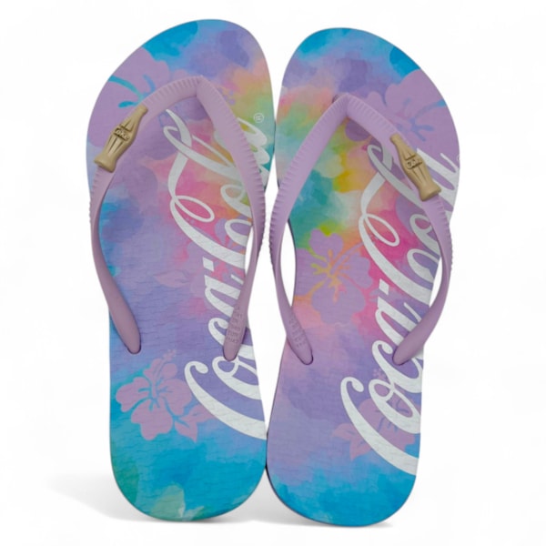 Chinelo Coca Cola Hibiscus Feminino