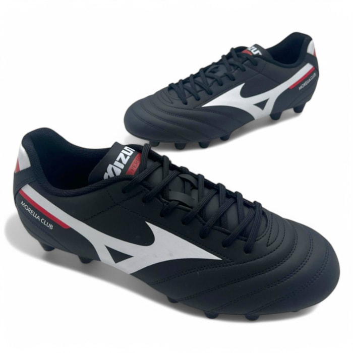Chuteira Campo Mizuno Morelia Club MD Masculina   0034002200-6e7e3a87-76e3-41c8-ac03-f83ce30d219c
