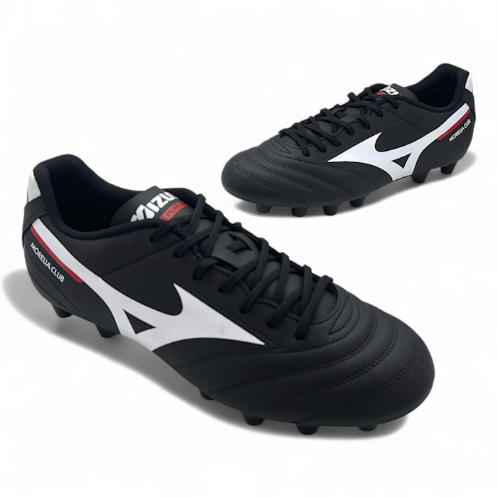 Chuteira Campo Mizuno Morelia Club MD Masculina-1bd68831-8568-4223-a85a-5bc73fe73cee