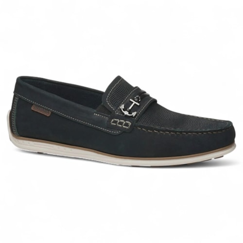 Mocassim Pegada Couro Masculino