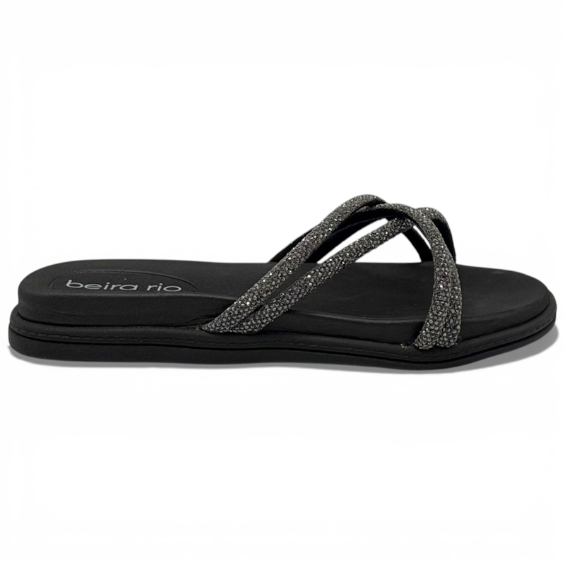 Papete Beira Rio Tiras com Strass Feminina-d55e9fc2-375d-4dbc-b894-421bd007a05c