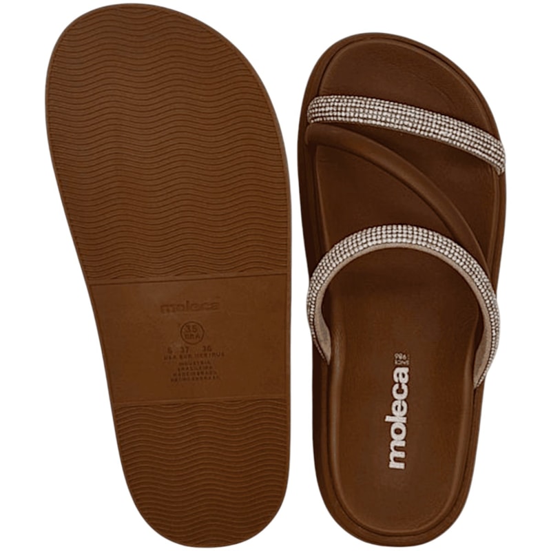 Papete Moleca com Strass Feminina-eb005d22-1d7f-4ff1-bd8d-4580e90eb60e