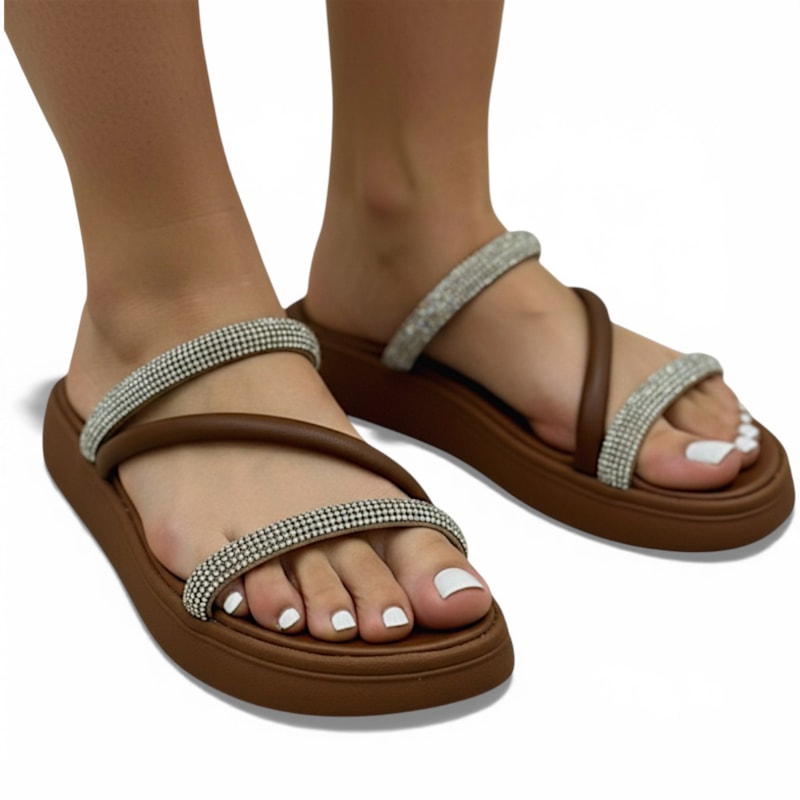 Papete Moleca com Strass Feminina-696784f9-ac9f-47c3-9d10-24e8dc8b0dd2