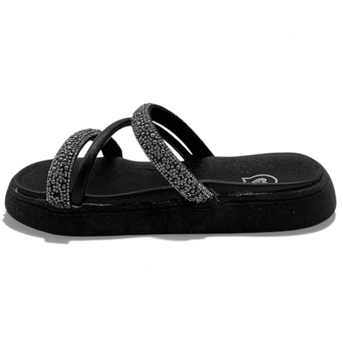 Papete Molekinha Glitter Conforto Infantil Feminina