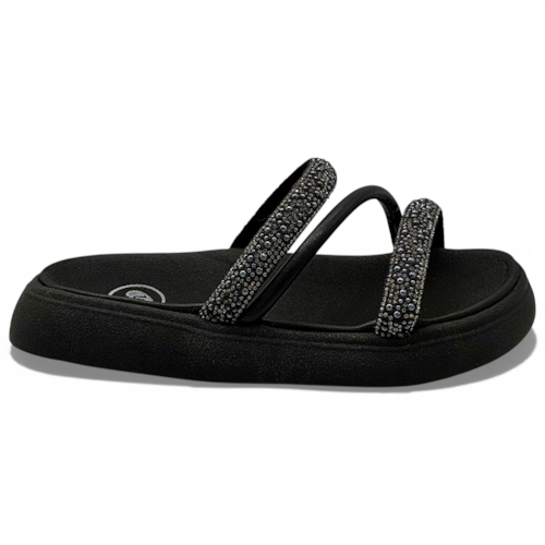 Papete Molekinha Glitter Conforto Infantil Feminina