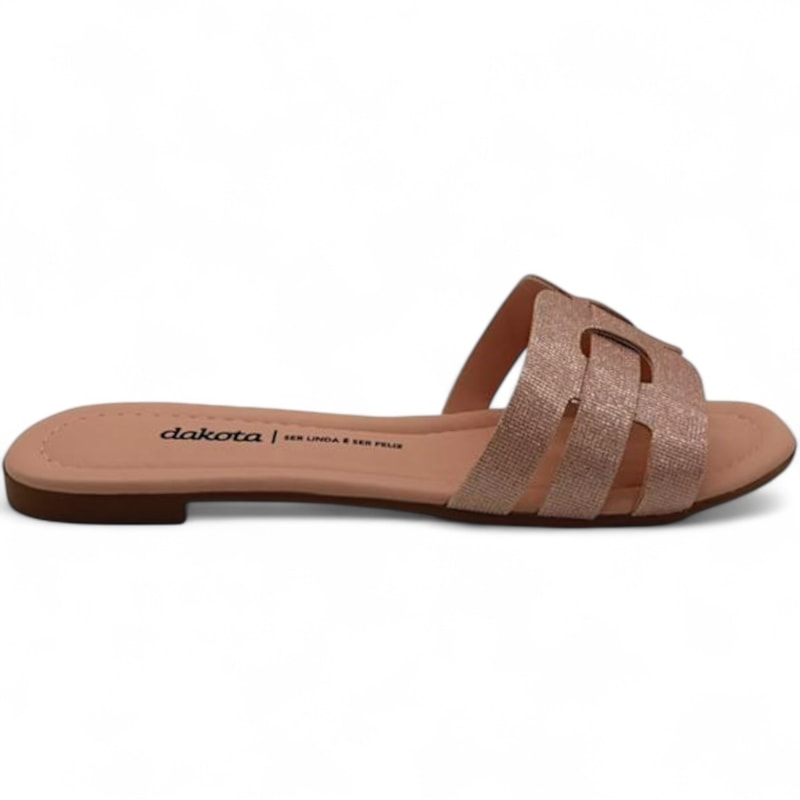 Rasteira Dakota Metalizada Feminina-53557d35-ca36-4c67-af8a-630e44a81bc1
