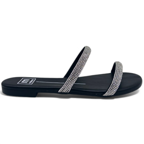 Rasteira Moleca Cristal Leve Feminina