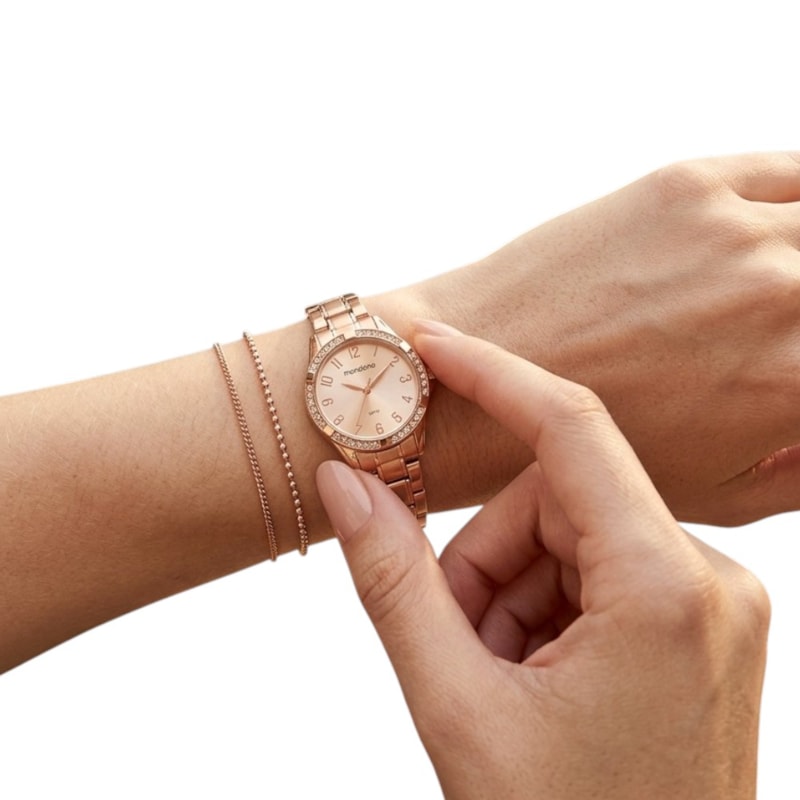 Relógio Mondaine Cristais Rose Gold Feminino-a1955ed6-5c89-49fe-8737-2d8734bd2267