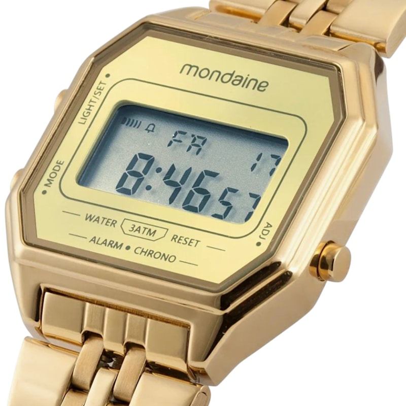 Relógio Mondaine Unissex Digital Vintage Dourado-e691e650-f728-4d77-a733-f83c4a2e1ec8
