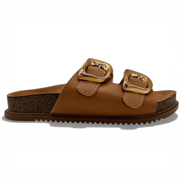 Sandália Beira Rio Papete Fivela Conforto Feminina