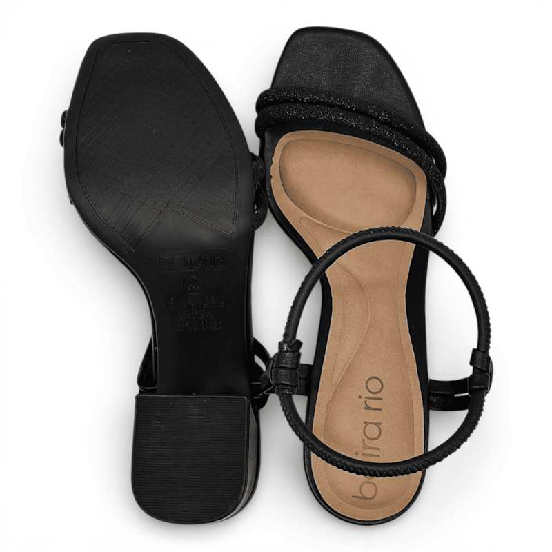 Sandália Beira Rio Salto Baixo Bloco Grosso Feminina-12a4f6cf-c9b3-4c25-817b-480bd8bfd7b9