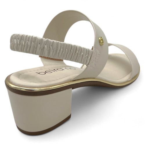 Sandália Beira Rio Salto Bloco Feminina