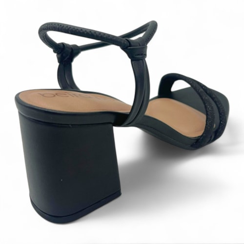 Sandália Beira Rio Salto Bloco Feminina