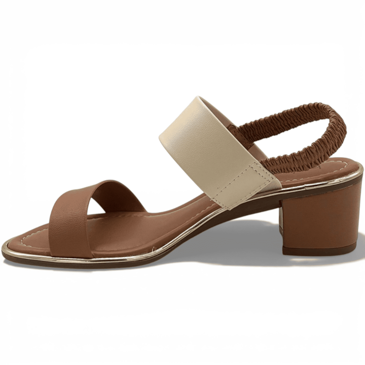 Sandália Beira Rio Salto Bloco Médio Feminino-b74aa8e8-9408-40d1-aed2-6396db8683e9