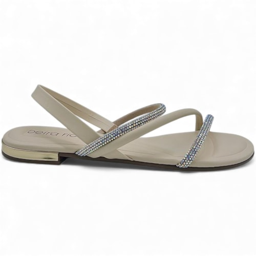 Sandália Beira Rio Strass Feminina