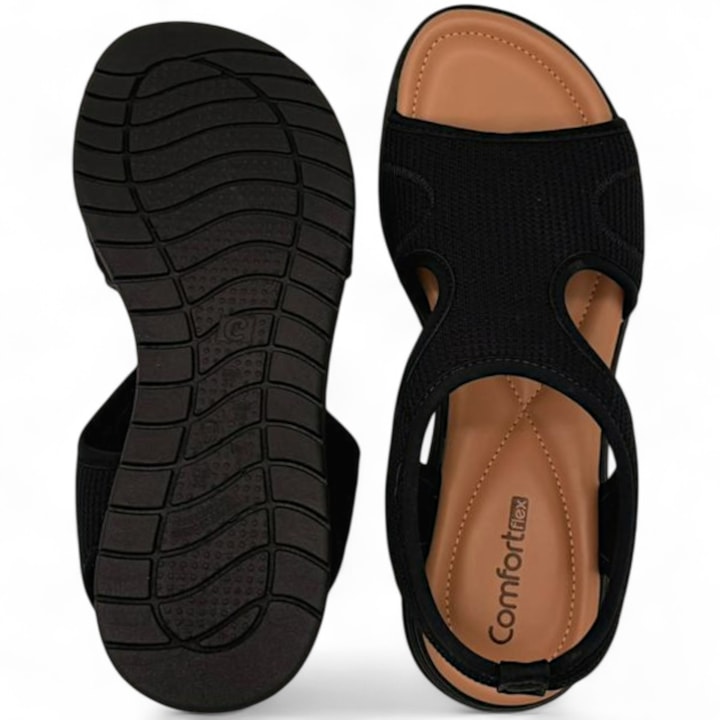 Sandália Comfortflex Ortopédica Feminina-6ad53e46-d48e-4a25-93f8-7e13e898fc36