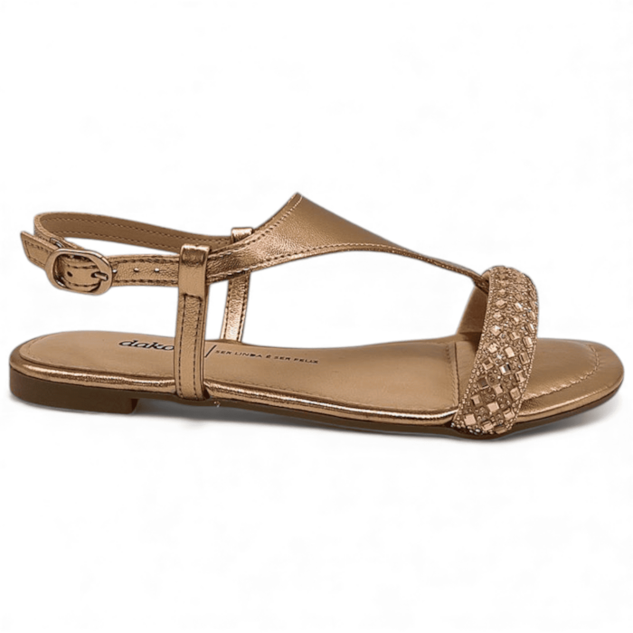 Sandália Dakota Metalizada Feminina-428b62ec-158c-43b1-929a-e8b8d65a3523