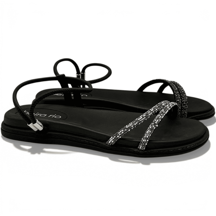 Sandália Papete Beira Rio Strass Feminina-66a10d02-22c9-40f0-9916-a3a6161b3344