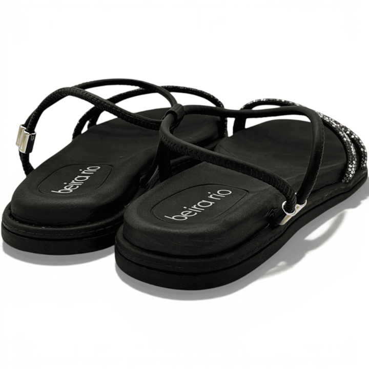 Sandália Papete Beira Rio Strass Feminina-5d0659e6-d5ff-4eda-8bb4-ac5ec56c25e7