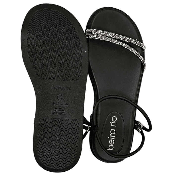 Sandália Papete Beira Rio Strass Feminina-789206cc-1a59-4ec8-a266-ae84752d8bbd