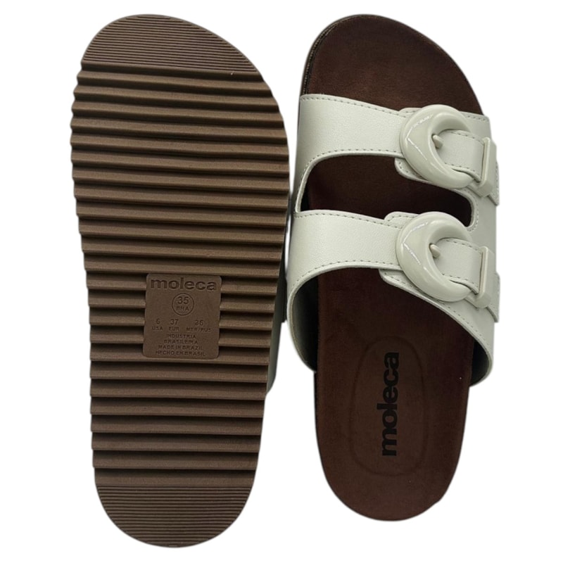 Sandália Papete Moleca Birken Com Fivelas Feminina-8f7fde01-784e-4034-a21e-85636a20f20b