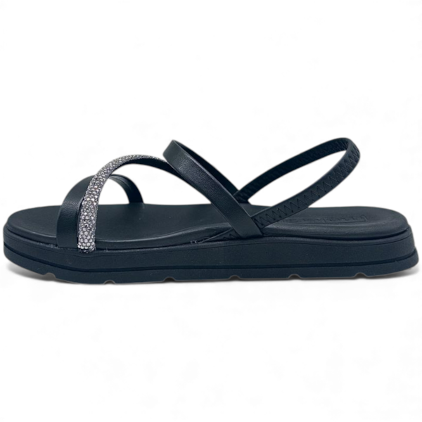 Sandália Papete Moleca Plataforma Baixa Feminina