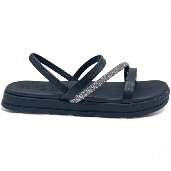 Sandália Papete Moleca Plataforma Baixa Feminina