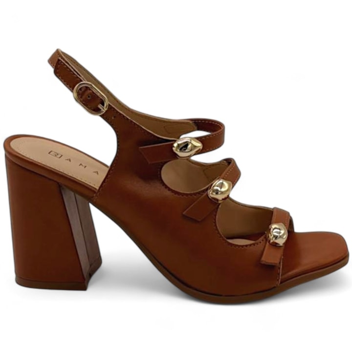 Sandália Ramarim Salto Bloco Feminina-3bb5ddd1-113b-47b3-aedb-07327abb5ba1