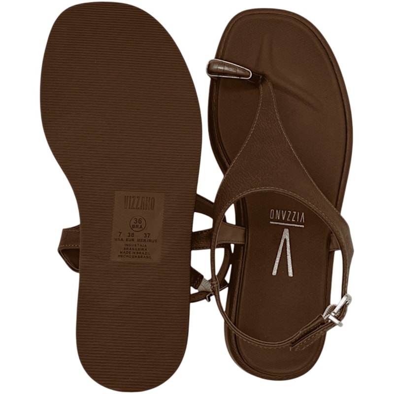Sandália Vizzano Flatform Detalhe Anel Feminino-5d3e00d5-2629-471d-8f80-56321b7ef7d2