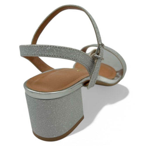 Sandália Vizzano Salto Grosso Feminina