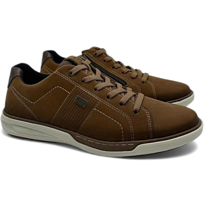 Sapatênis Pegada em Couro Masculino-1487fcae-6671-4f22-9bcb-e8d3111bec66