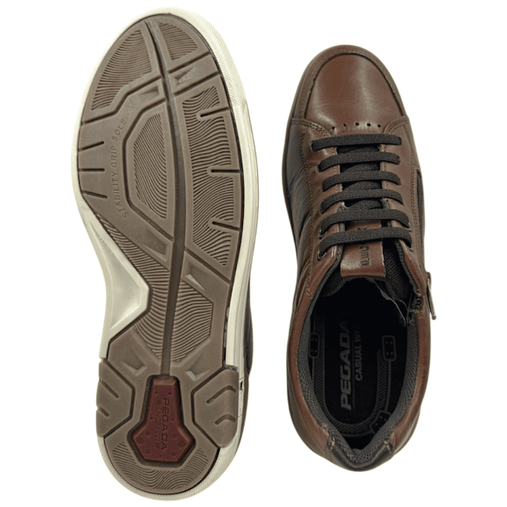 Sapatênis Pegada em Couro Masculino-38c9dee7-58e2-4d14-8a11-1b44cd75fb75