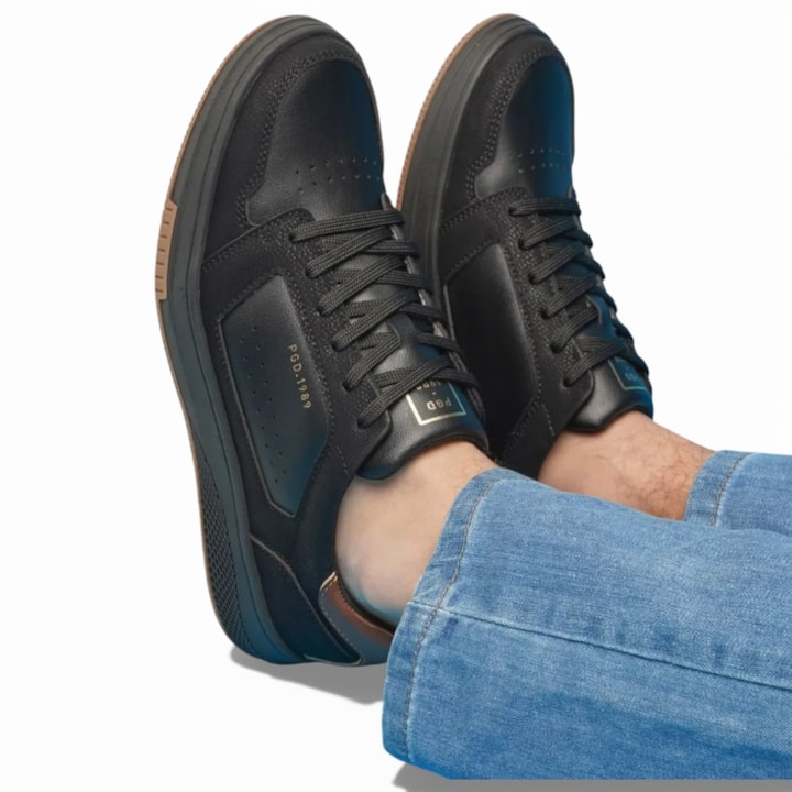 Sapatênis Pegada em Microfibra Masculino-12183431-a6ca-4268-8f13-3b5e5eb57773