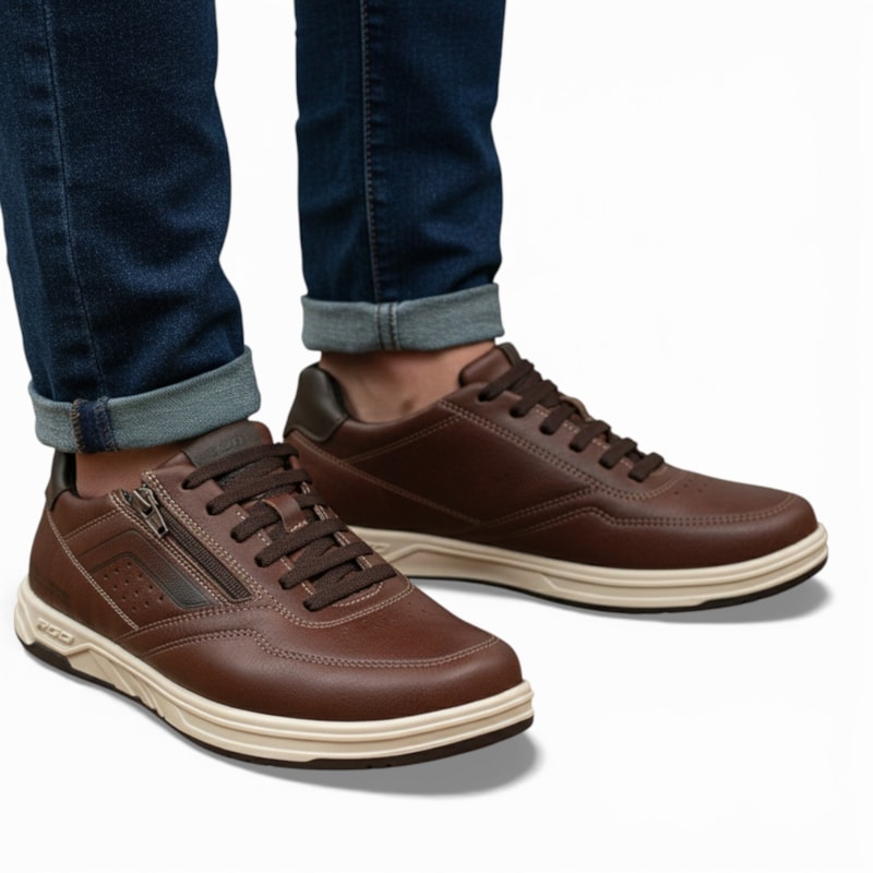 Sapatênis Pegada em Microfibra Masculino-730063b9-812b-4776-a239-54f6cb979472