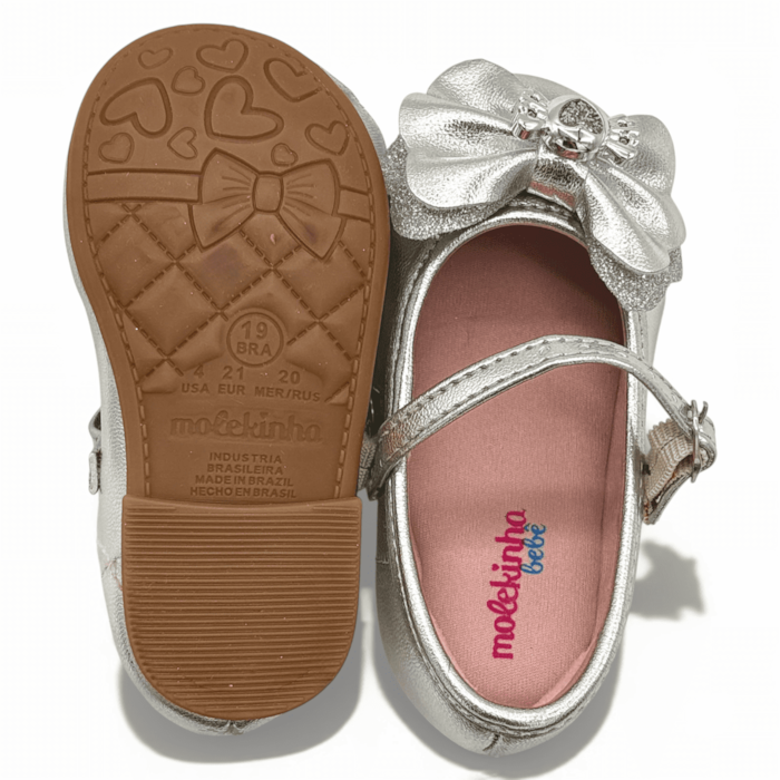 Sapatilha Molekinha Com Laço Glitter Infantil Feminina-99777e54-9f8a-4b51-bf5e-b3ad4c00b364