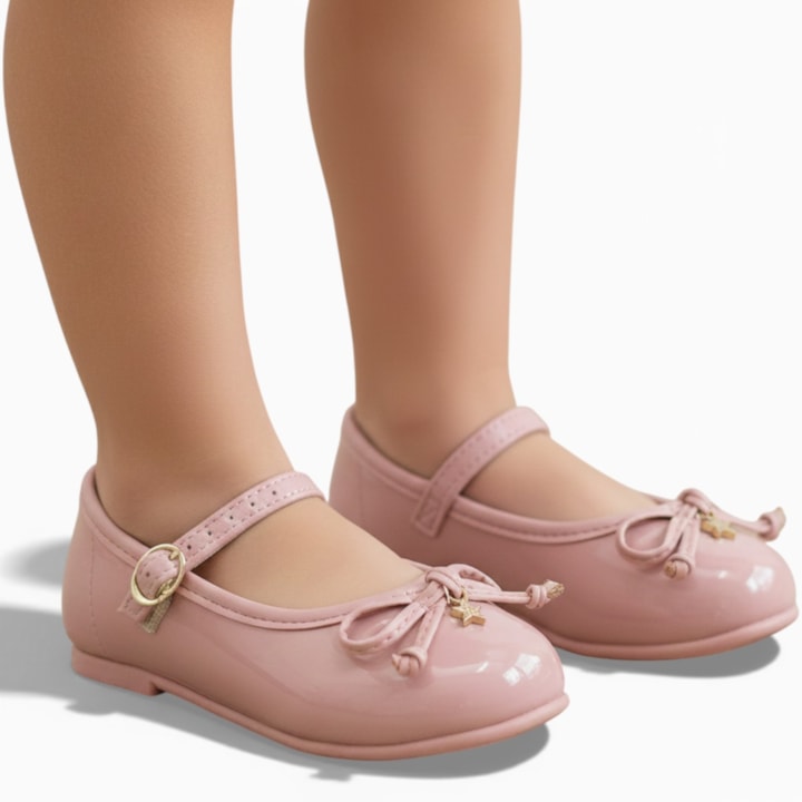 Sapatilha Molekinha Laço com Fivela Infantil Feminina-12abe55b-52a7-415f-b8b4-69a0f47cca27